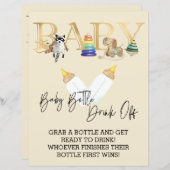 赤ちゃんシャワーボトル飲み物オフChagゲーム (正面/裏面)