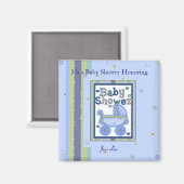 赤ちゃんシャワーボーイ マグネット (正面/裏面)