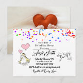 赤ちゃんシャワーポストカード ポストカード (正面/裏面)