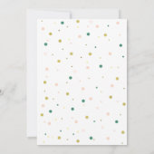 赤ちゃんシャワーポップ・アートのへの招待バルーン 招待状 (裏面)