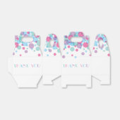 赤ちゃんシャワーポップ・アートの水玉模様ありがとう フェイバーボックス (折り畳みなし)