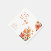 赤ちゃんシャワーポップ・アートの準備ポプシクル スタンダードカクテルナプキン (角)