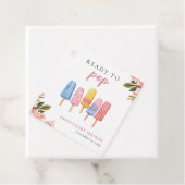 赤ちゃんシャワーポップ・アートの準備ポプシクル フェイバータグ (インサイチュ)