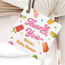 赤ちゃんシャワーポップ・アートの準備ポプシクル フェイバータグ