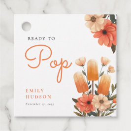 赤ちゃんシャワーポップ・アートの準備ポプシクル フェイバータグ