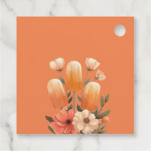 赤ちゃんシャワーポップ・アートの準備ポプシクル フェイバータグ (裏面)