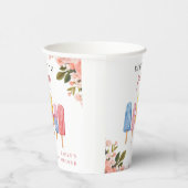 赤ちゃんシャワーポップ・アートの準備ポプシクル 紙コップ (右)