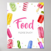 赤ちゃんシャワーポップ・アートの食べ放題 ポスター (正面)