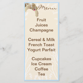 赤ちゃんシャワーメニュー「BlueTurtle」 メニュー