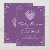 赤ちゃんシャワーユニセックス招待状 招待状 (正面/裏面)