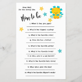 赤ちゃんシャワーライオンカードをどれだけ知っているか チラシ