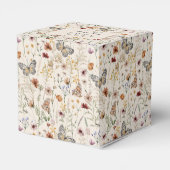 赤ちゃんシャワーワイルドフラワー フェイバーボックス (裏面サイド)