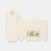 赤ちゃんシャワーワイルドフラワー フェイバーボックス (折り畳みなし)