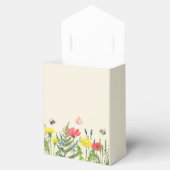 赤ちゃんシャワーワイルドフラワー フェイバーボックス (オープン)