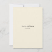 赤ちゃんシャワーワイルドフラワー 招待状 (裏面)