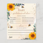 赤ちゃんシャワー予測ひまわり蜂ユーカリ (正面)