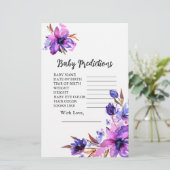 赤ちゃんシャワー予測パープルピンクのラベンダー花 (スタンド正面)