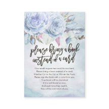 赤ちゃんシャワー代わりに本を持ってきてね