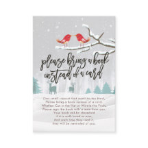 赤ちゃんシャワー代わりに本を持ってきてね