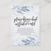 赤ちゃんシャワー代わりに本を持ってきてね エンクロージャーカード (正面)