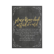 赤ちゃんシャワー代わりに本を持ってきてね