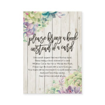 赤ちゃんシャワー代わりに本を持ってきてね