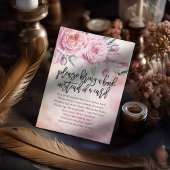 赤ちゃんシャワー代わりに本を持ってきてね エンクロージャーカード