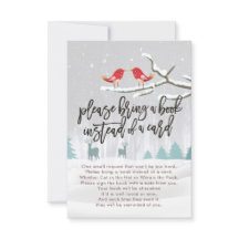 赤ちゃんシャワー代わりに本を持ってきてね