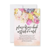 赤ちゃんシャワー代わりに本を持ってきてね