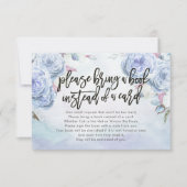 赤ちゃんシャワー代わりに本を持ってきてね 招待状 (正面)