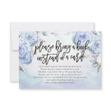 赤ちゃんシャワー代わりに本を持ってきてね