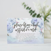 赤ちゃんシャワー代わりに本を持ってきてね 招待状 (スタンド正面)