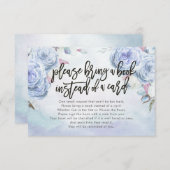 赤ちゃんシャワー代わりに本を持ってきてね 招待状 (正面/裏面)