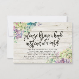 赤ちゃんシャワー代わりに本を持ってきてね 招待状