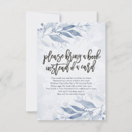 赤ちゃんシャワー代わりに本を持ってきてね 招待状