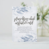 赤ちゃんシャワー代わりに本を持ってきてね 招待状 (スタンド正面)