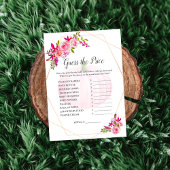 赤ちゃんシャワー価格ゲームかぼちゃの花模様 招待状