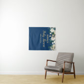 赤ちゃんシャワー写真ブース背景フォトプロップ金ゴールド タペストリー (インサイチュ(横))