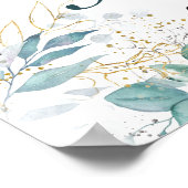 赤ちゃんシャワー写真プロップポスター ポスター (角)