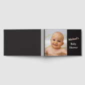 赤ちゃんシャワー写真モノグラム🍼ウィズス ゲストブック (全面)