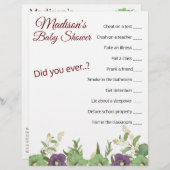 赤ちゃんシャワー単語検索ゲーム🍼おもしろい&かわいいパズル (正面/裏面)