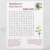 赤ちゃんシャワー単語検索ゲーム🍼おもしろい&かわいいパズル (裏面)