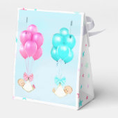 赤ちゃんシャワー双子 フェイバーボックス (裏面サイド)