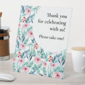 赤ちゃんシャワー台座看板「どうぞ！」 台座サイン (インサイチュ)