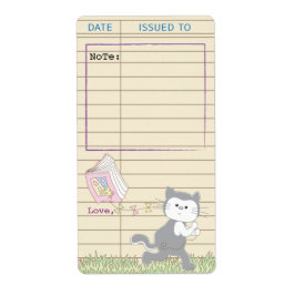 赤ちゃんシャワー図書本蔵書票シート8/ピンク ラベル