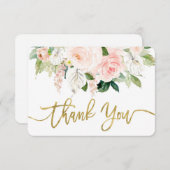 赤ちゃんシャワー女の子アンスリウムサンキューカード サンキューカード (正面/裏面)