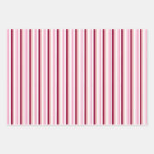 赤ちゃんシャワー女の子ピンクの鳥 ラッピングペーパーシート (正面3)