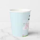赤ちゃんシャワー女の子リビールパーティー紙カップ 紙コップ (右)