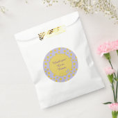 赤ちゃんシャワー好意バッグ"ベビー足跡" フェイバーバッグ (封をした状態)