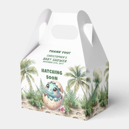 赤ちゃんシャワー孵化すぐ感謝ボックス フェイバーボックス (裏面サイド)